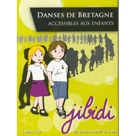 DVD JIBIDI - DANSES DE BRETAGNE ACCESSIBLE AUX ENFANTS