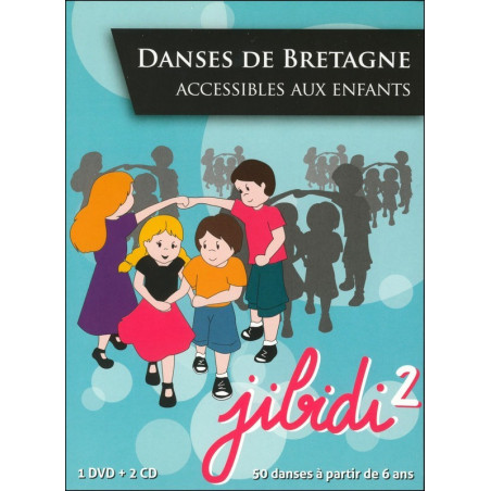 DVD JIBIDI 2 - DANSES DE BRETAGNE ACCESSIBLES AUX ENFANTS